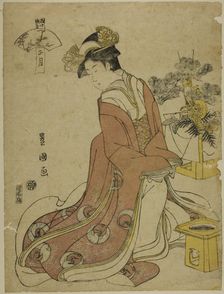 The First Month (Sho gatsu), from the series "Fashionable Twelve Months (Furyu junikagetsu)", c.1793 Creator: Utagawa Toyokuni I