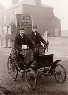 The first motor-car in York, Yorkshire, 1897
