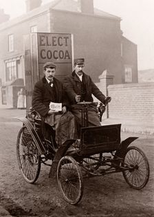 The first motor-car in York, Yorkshire, 1897