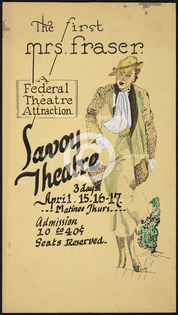 The First Mrs. Fraser, San Diego, 1936. Creator: Unknown.