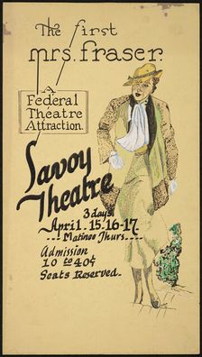 The First Mrs. Fraser, San Diego, 1936. Creator: Unknown