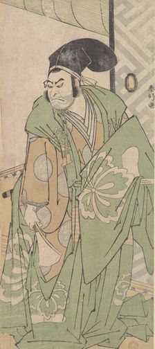 The First Nakamura Nakazo in the Role of Ko no Moronao, June 1786. Creator: Katsukawa Shunko