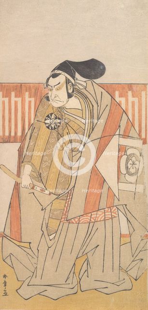 The First Nakamura Nakazo in the Role of Kudo Suketsune, probably 1775. Creator: Shunsho.