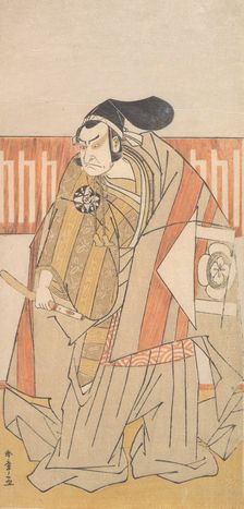 The First Nakamura Nakazo in the Role of Kudo Suketsune, probably 1775. Creator: Shunsho