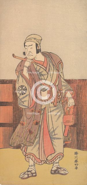 The First Nakamura Nakazo in the role of Shimada no Hachizo, 4th month, 1783. Creator: Katsukawa Shunko.
