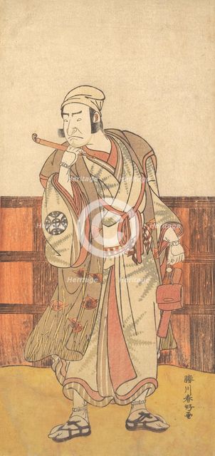 The First Nakamura Nakazo in the Role of Shimada no Hachizo, April 1783. Creator: Katsukawa Shunko.