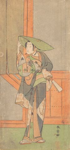 The First Nakamura Tomijuro in the Role of Izaemon, 2nd month, 1771. Creator: Shunsho
