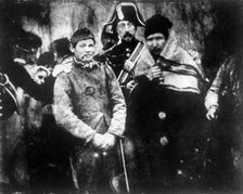 The first news photo: a man is arrested, France, 1847. Creator: Unknown