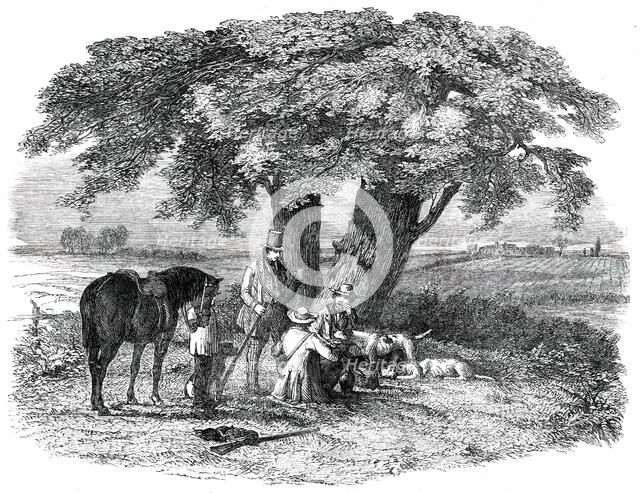 The First of September - the Luncheon - drawn by Duncan, 1850. Creator: Unknown.