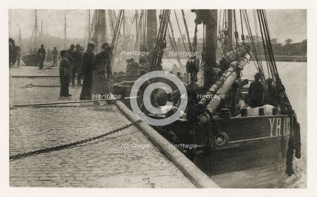 The First of the Herring, 1887. Creators: Peter Henry Emerson, Alfred Dawson.