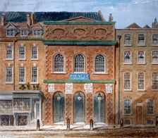 The first Opera House (King's Theatre), Haymarket, Westminster, London, 1789. Artist: William Capon