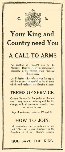 'The First Advertisement', c1914, (1919). Creator: Unknown.
