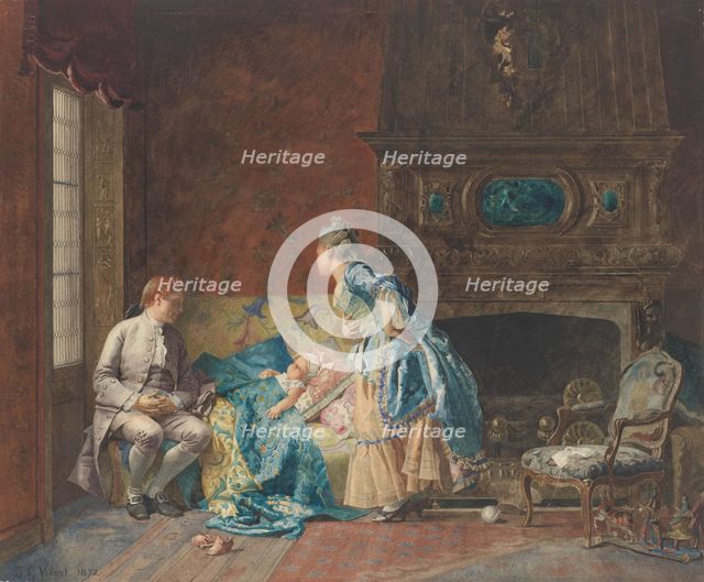 The First Babe, 1872. Creator: Jehan Georges Vibert.