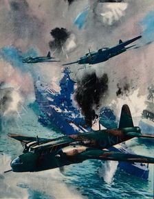 The first British air aggressive action of the war, the raid on Kiel, 1940