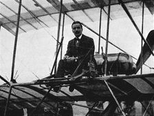 The First British pilot to break a world record: Captain Bertram Dickson, 1910 (1933). Artist: Flight Photo