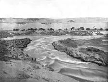 The first cataract of the Nile, Aswan, Egypt, 1895. Creator: W & S Ltd