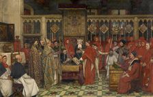 The First Chapter of the Order of the Golden Fleece, 1893-1900. Creator: Albrecht De Vriendt