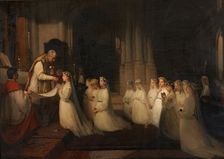 The First Communion, 1866. Creator: Domingo Valdivieso
