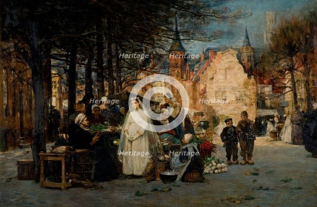 The First Communion, 1894. Creator: Flora MacDonald Reid.
