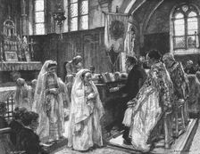 "The First Communion" after M Lhermitte, 1891 1891. Creator: Unknown