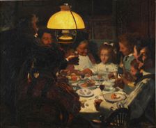 The First Communion Supper, c1918. Creator: Andre Devambez