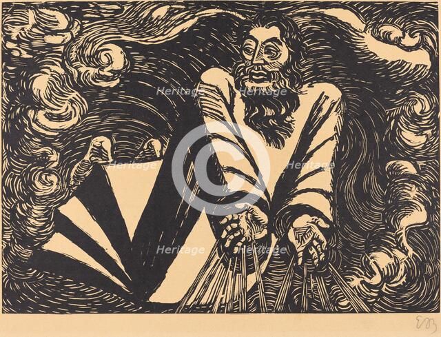 The First Day, 1920. Creator: Ernst Barlach.