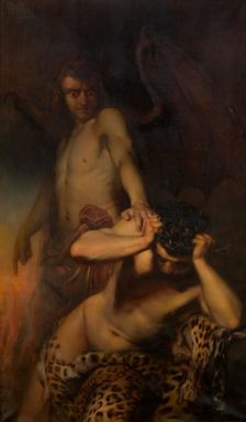 The First Deceased: Cain in the Spell of Satan, 1843. Creator: Edward Dujardin