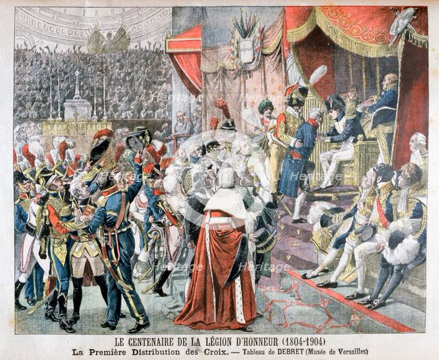 'The First Distribution of Crosses of the Legion of Honour', 1804 (1904). Artist: Unknown