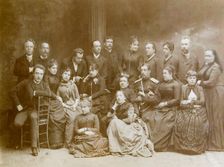 The first dramatic theatre group in Warsaw, 1866