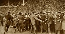 The first FA Cup Final is held at the new Wembley Stadium in London, 28 April 1923, (1935). Creator: Unknown