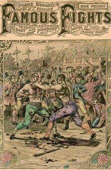 The first fight between Tom Spring and Jack Langan 1824 (late 19th or early 20th century)