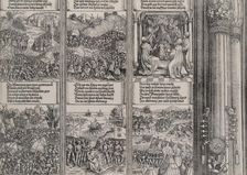 The First Flemish Rebellion; The Campaign Against Liège; The Coronation of Maximilian; The..., 1515. Creator: Hans Springinklee