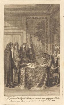 The First French Church in Berlin, 1794. Creator: Daniel Nikolaus Chodowiecki