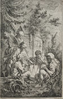 The First Guard. Creator: Gabriel Huquier (French, 1695-1772)