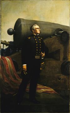 The First Gun at Fort Sumter (Major Robert Anderson), (ca. 1861?) Creator: Alban Jasper Conant