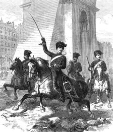 The first German in Paris, 1871. Creator: Unknown