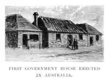 The First Government House, Sydney, Australia, (1886)