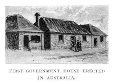 The First Government House, Sydney, Australia, (1886)