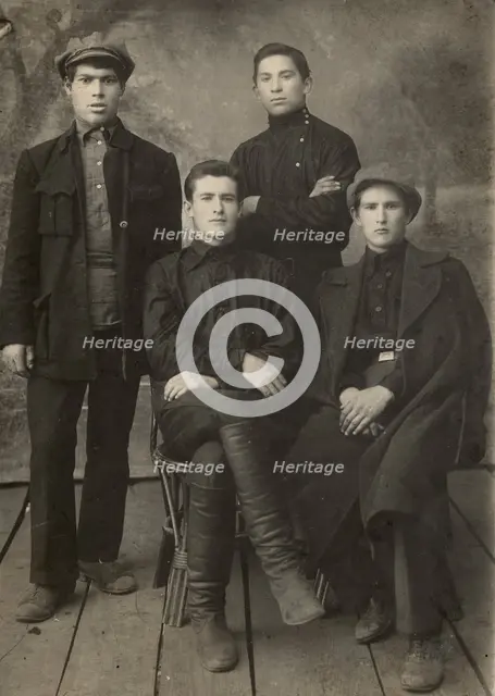 The first graduates of the Berdsk vocational school, 1926-1929. Creator: Unknown.