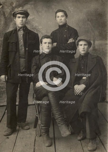 The first graduates of the Berdsk vocational school, 1926-1929. Creator: Unknown.