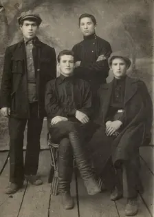 The first graduates of the Berdsk vocational school, 1926-1929. Creator: Unknown