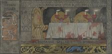 The first Hall, probably 1902-1904. Creator: Gerhard Munthe