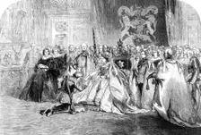 The First Investiture by Her Majesty of the Most Exalted Order of the Star of India..., 1861. Creator: Unknown