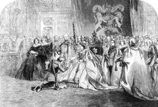 The First Investiture by Her Majesty of the Most Exalted Order of the Star of India..., 1861. Creator: Unknown