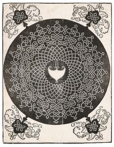 The First Knot (with a heart-shaped shield), from the Series of Six Knots, ca 1506-1507. Creator: Dürer, Albrecht (1471-1528)