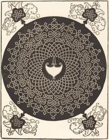 The First Knot (with a heart-shaped shield), probably 1506/1507. Creator: Albrecht Durer