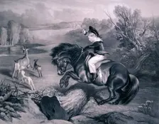 The First Leap 1857. Artist: Charles George Lewis