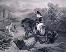 The First Leap 1857. Artist: Charles George Lewis