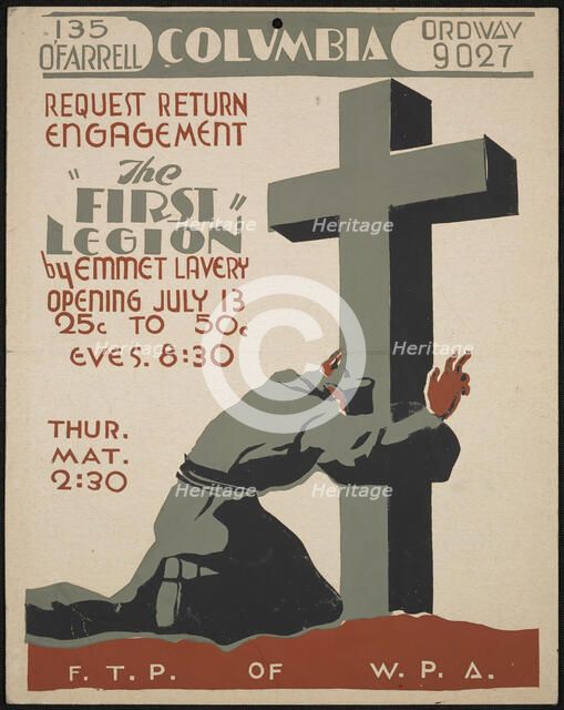 The First Legion, [193-]. Creator: Unknown.