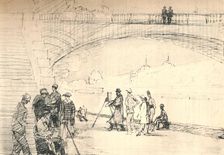 The first Paris road was her river c1927, (1927). Artist: Henry Franks Waring